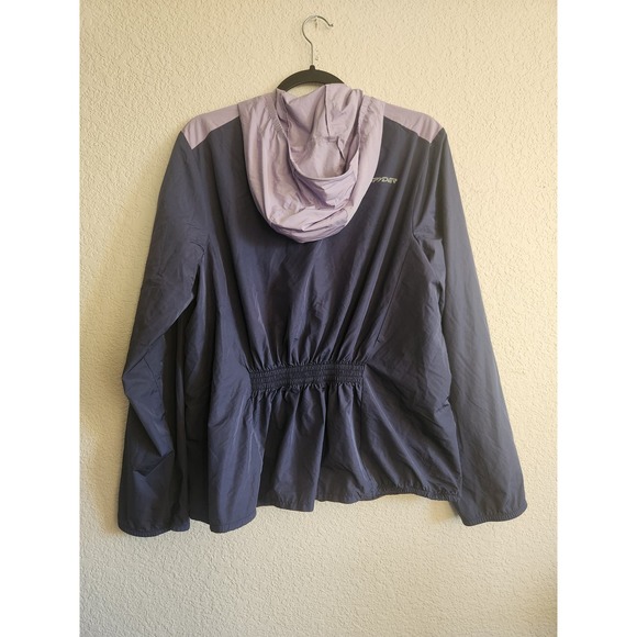 Spyder Vista Womens Lightweight Full Zip Windbreaker Lg - Picture 4 of 10